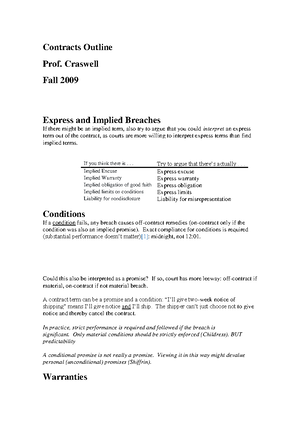 Contracts 2 - Great - Contracts Morantz Autumn 2014 Bases of Contract ...