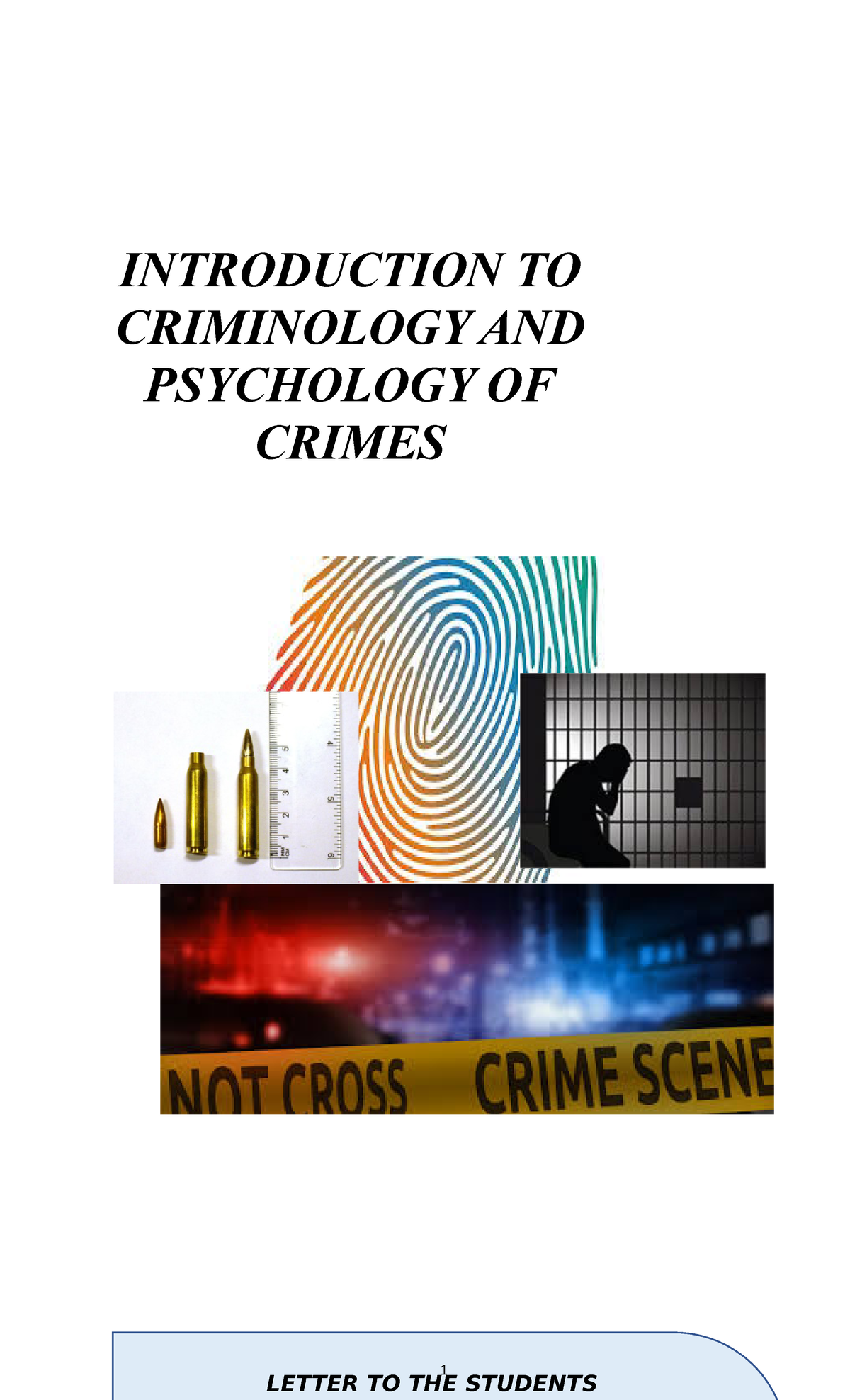 Crim 11 Intro To Crim Module Mid Term - 1 INTRODUCTION TO CRIMINOLOGY ...