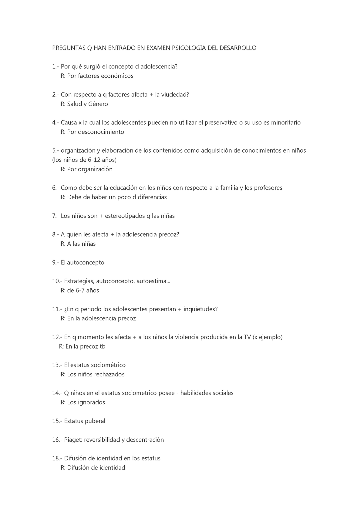 Examenes Febrero 2017 Preguntas Y Respuestas PREGUNTAS Q HAN ENTRADO