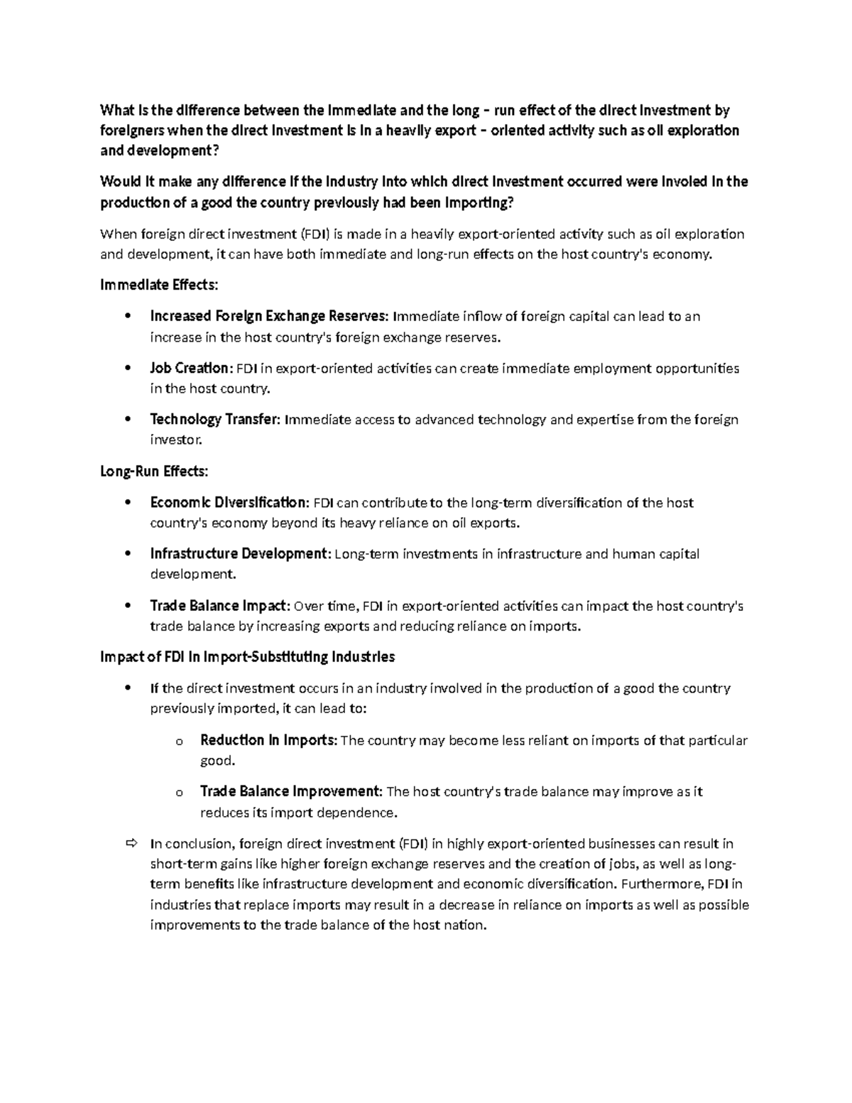 Implication of BOP Lesson 2 What is the difference between the