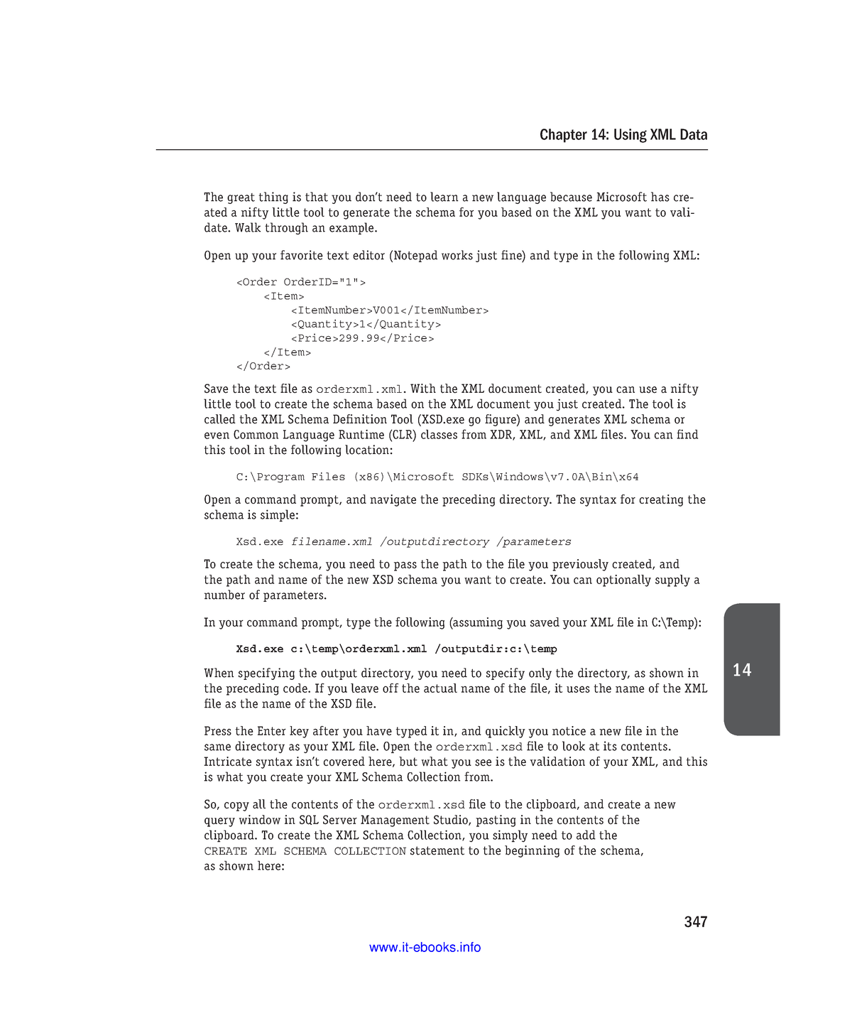 Sql Server 39 347 Chapter 14 Using XML Data 14 The Great Thing Is   Thumb 1200 1454 