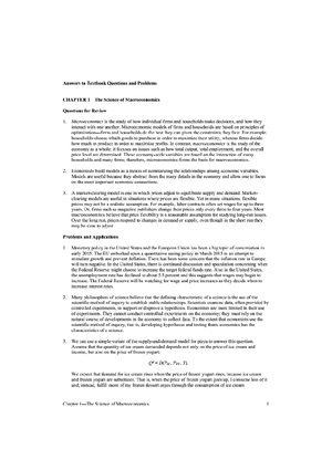 practice problems chapter 3 and 4 - ECON 1210 Problem Set 2 – Chapters ...