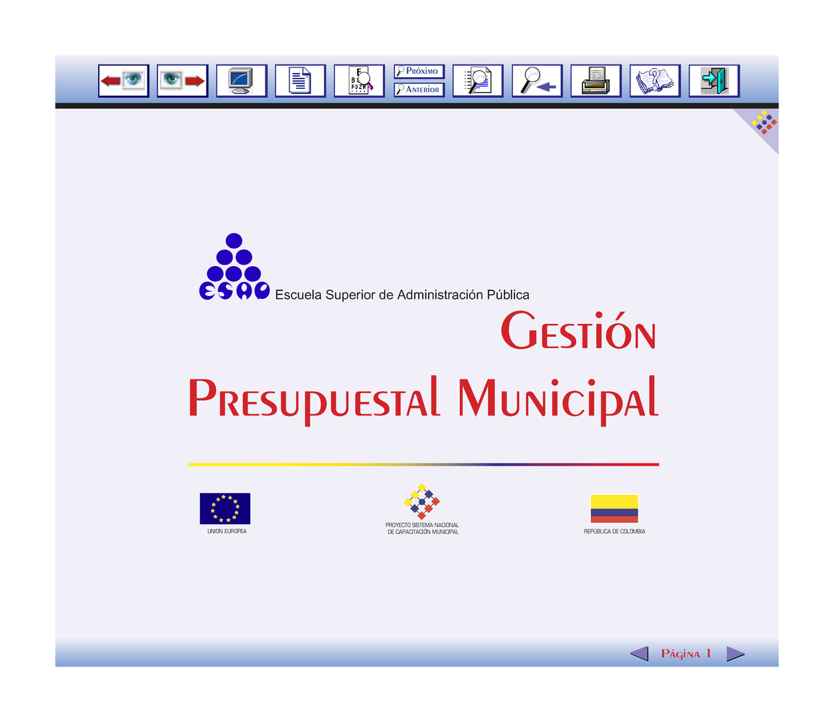 B. Gestion Presupuestal - Anterior Gestión Presupuestal Municipal ...