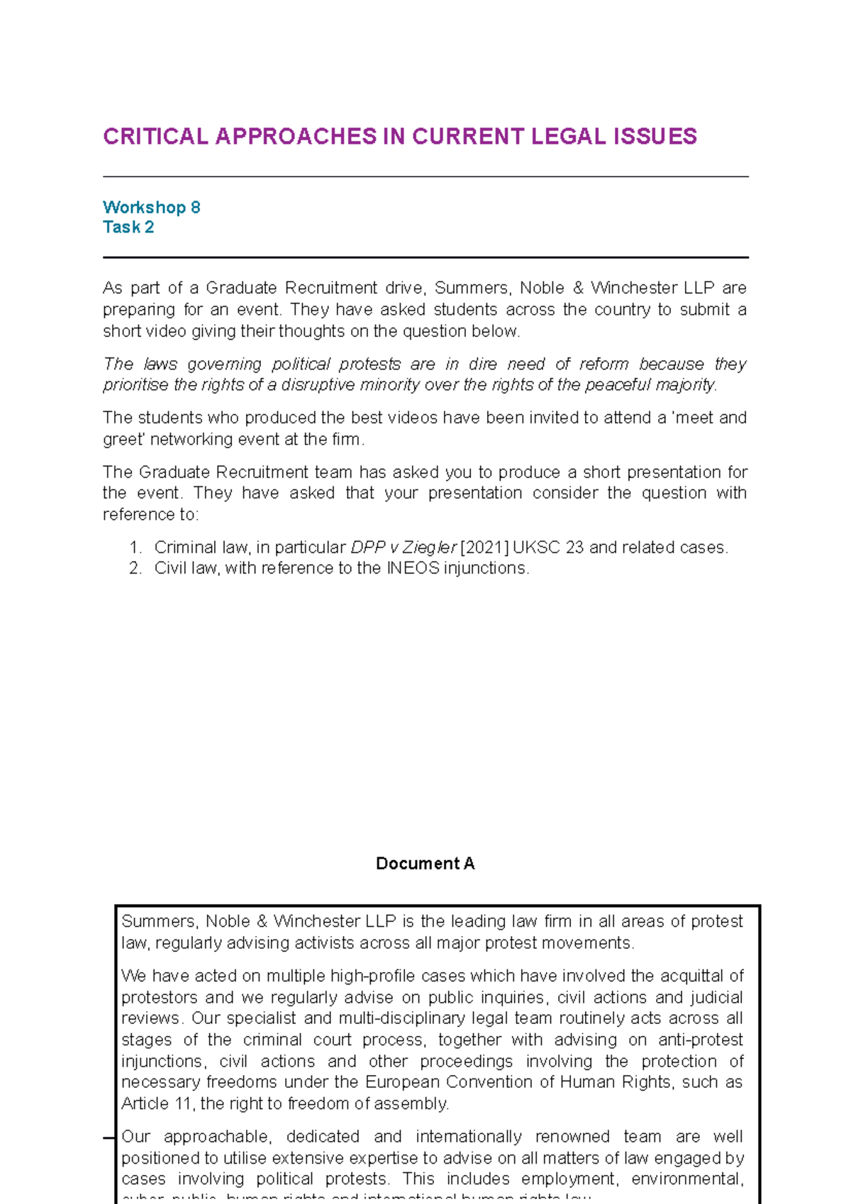 2223 crit ws08 ce01 task 02 CRITICAL APPROACHES IN CURRENT