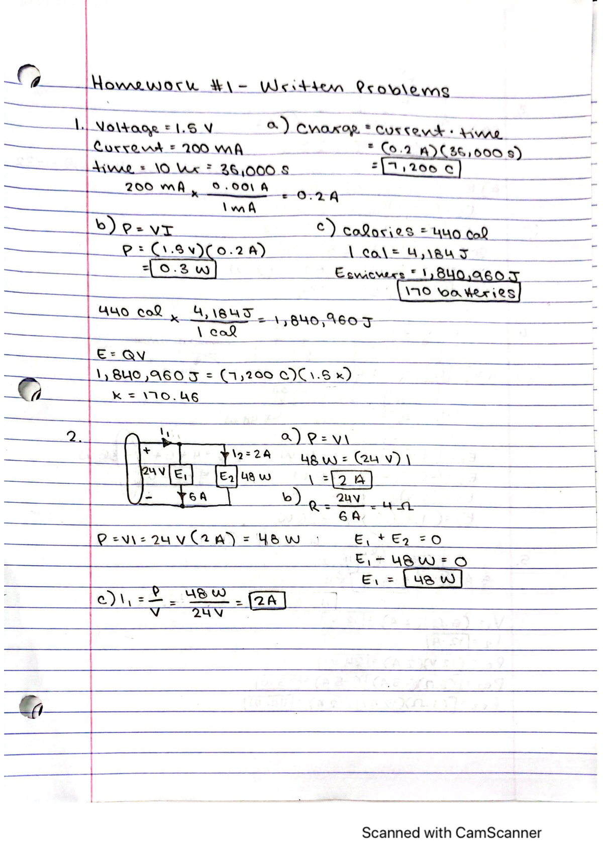 Homework #1 Written Problems - ENGR21200001 - Studocu