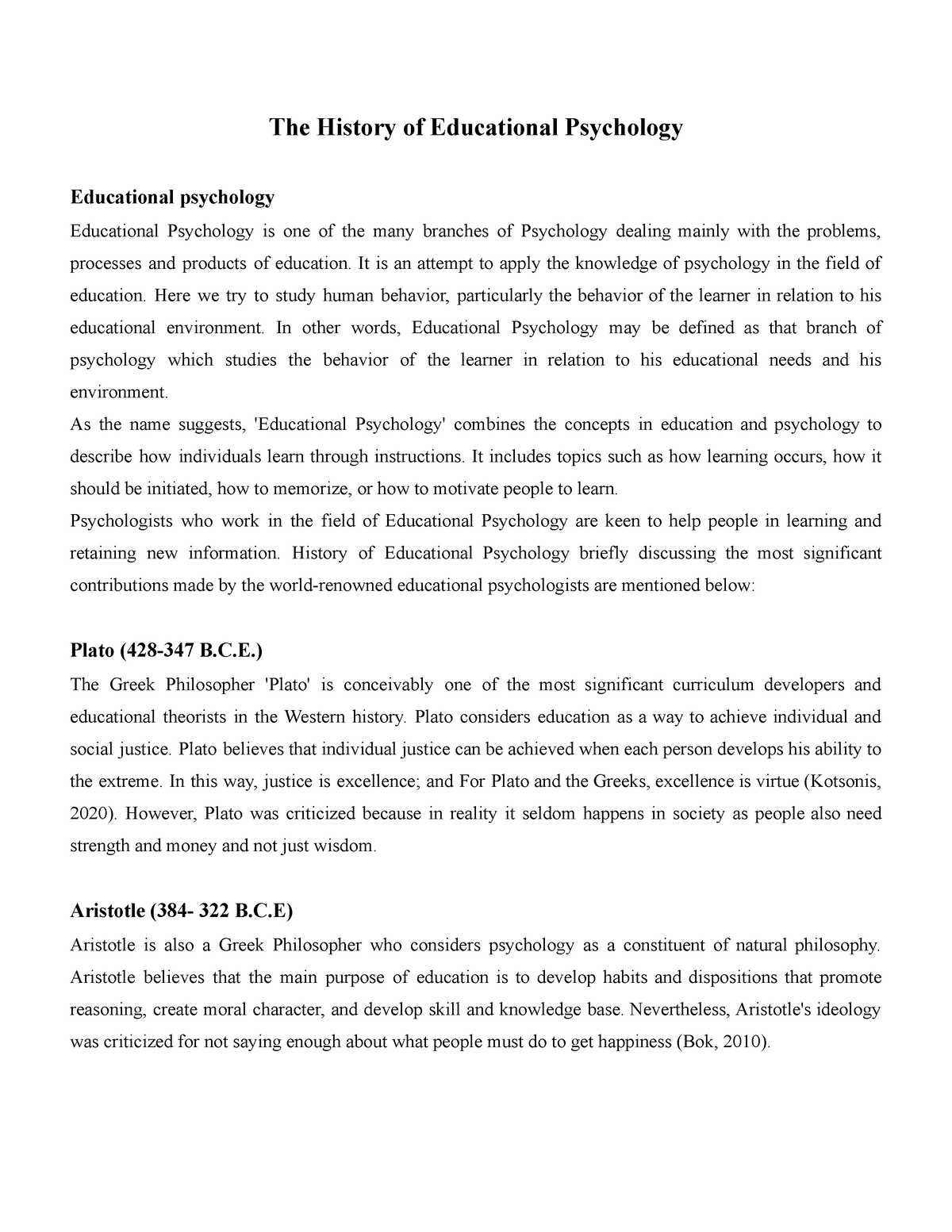 educational psychology dissertation titles