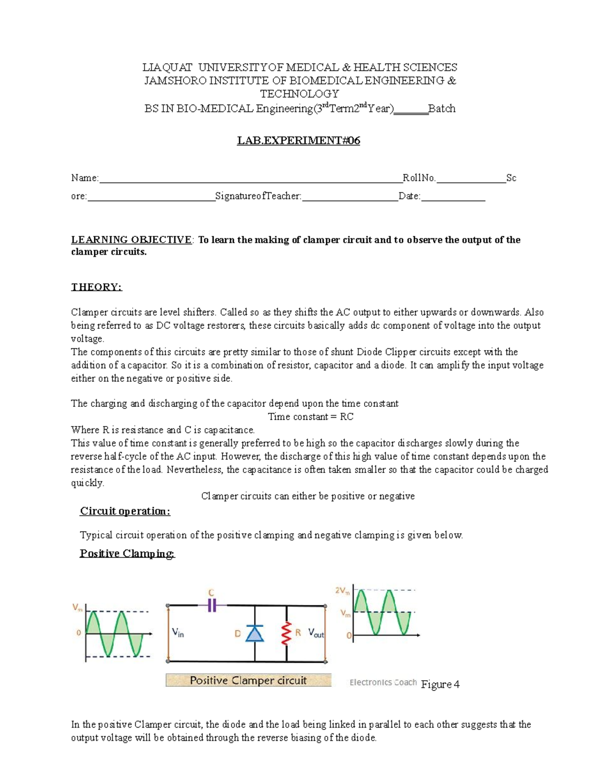 Ajeeb Hareem S Copy This Is A Practical Lab Work Of Basic Electronics Liaquat Univer S Ajeeb Hareem S Copy This Is A Practical Lab Work Of Basic Electronics Liaquat Univer S