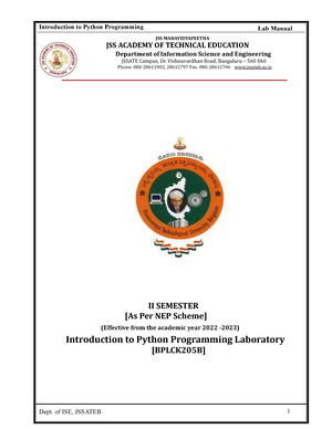 21RMI56 Notes Module 1 And 2 - JSS MAHAVIDYAPEETHA JSS ACADEMY OF ...