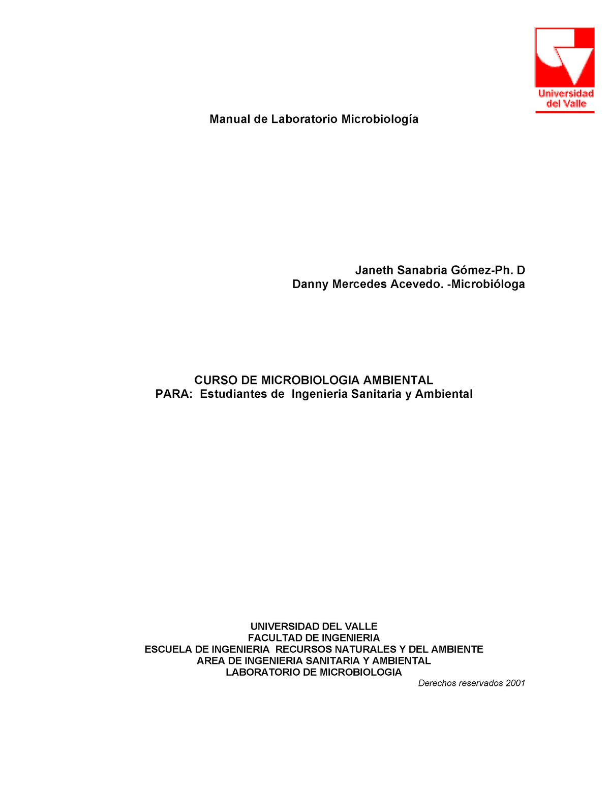 Manual-de-Microbiología - Manual de Laboratorio MicrobiologÌa Janeth ...