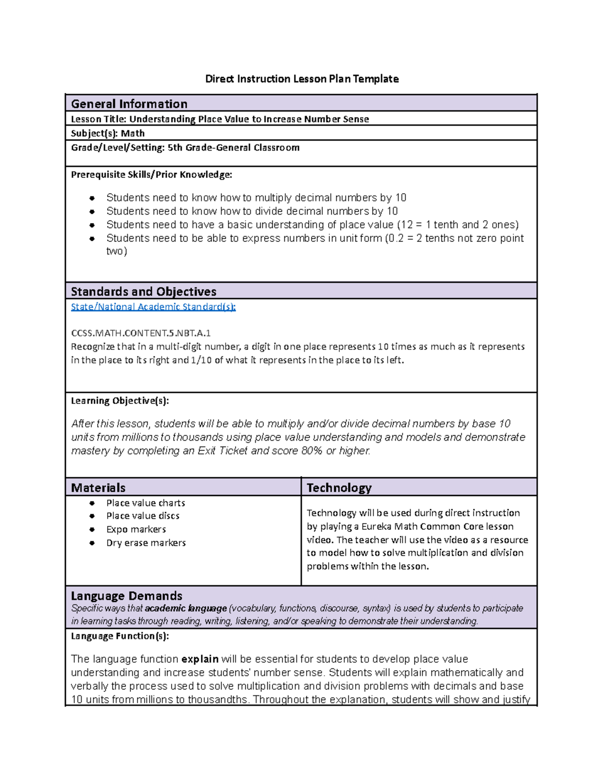 What Is Fixing Skills In Lesson Plan