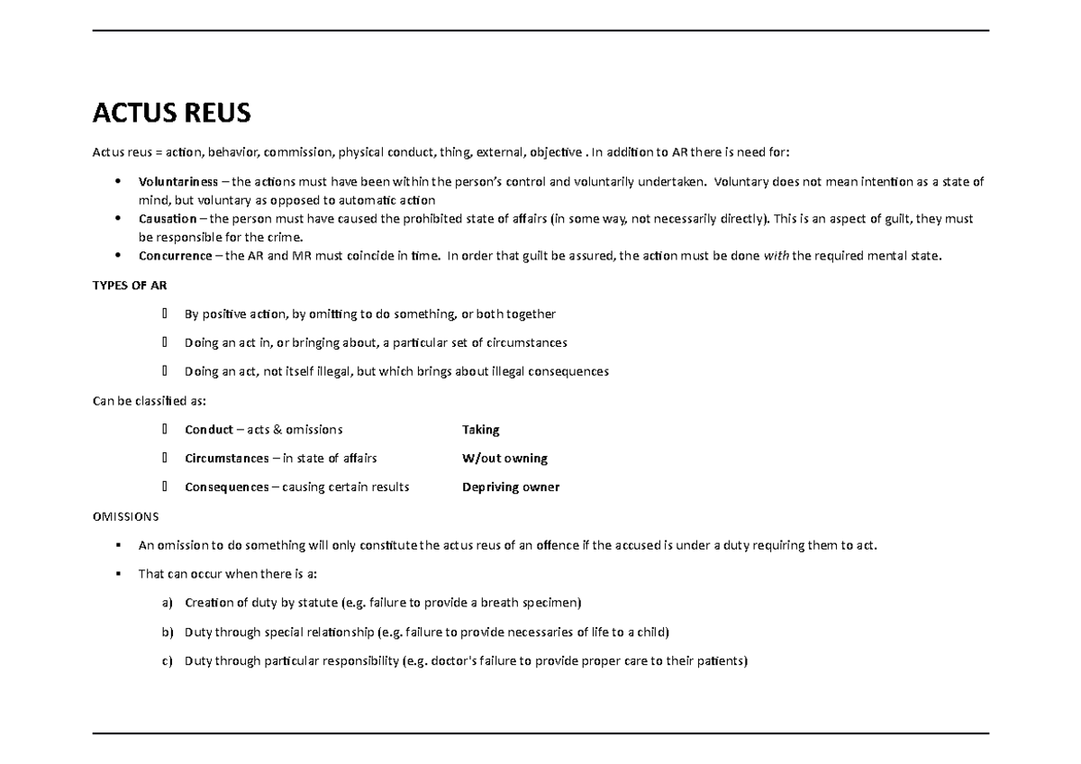 criminal-case-law-summary-of-ar-and-mr-including-case-laws-actus