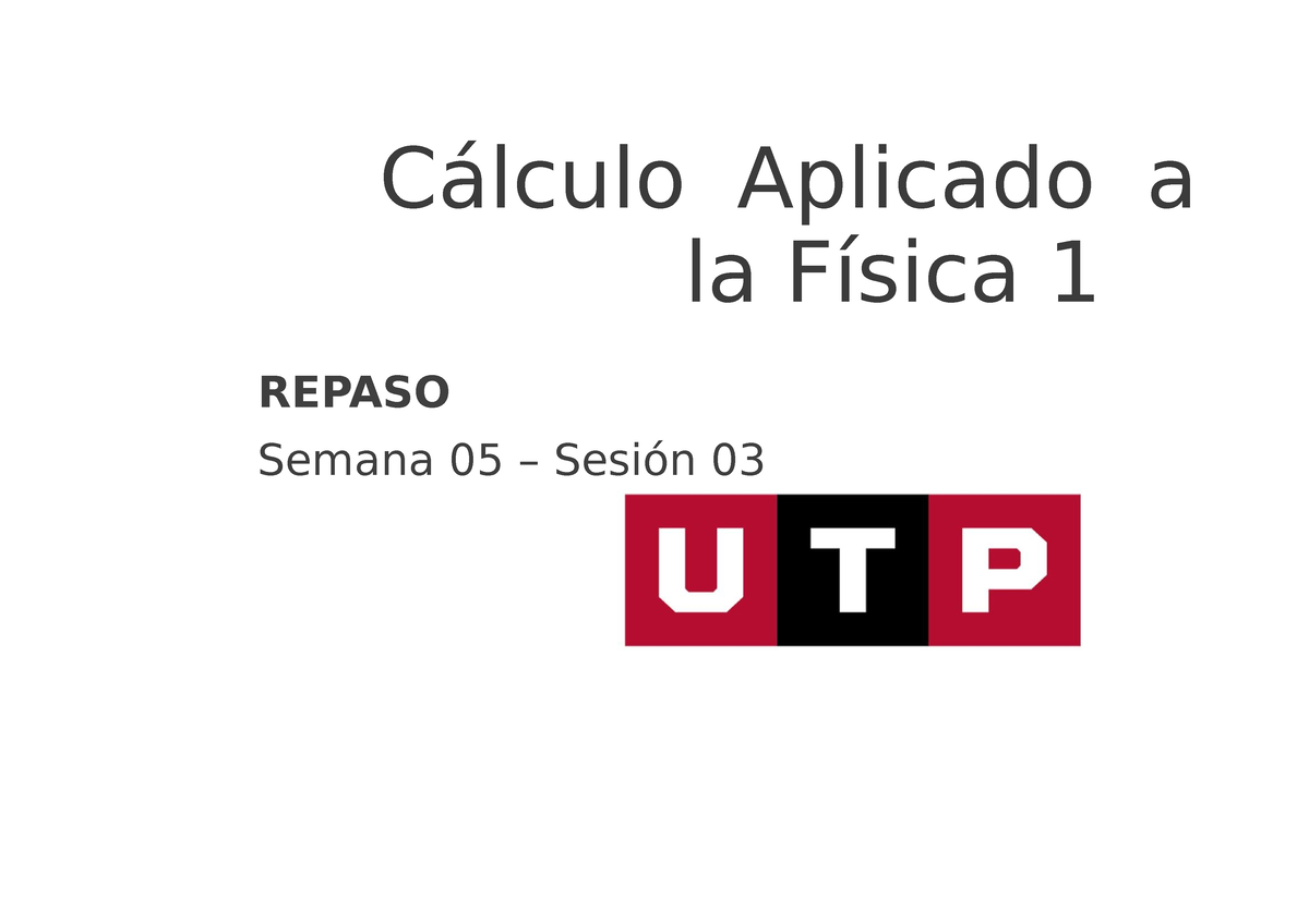 Cálculo Aplicado A La Física 1 Taller 4 - Cálculo Aplicado A La Física ...