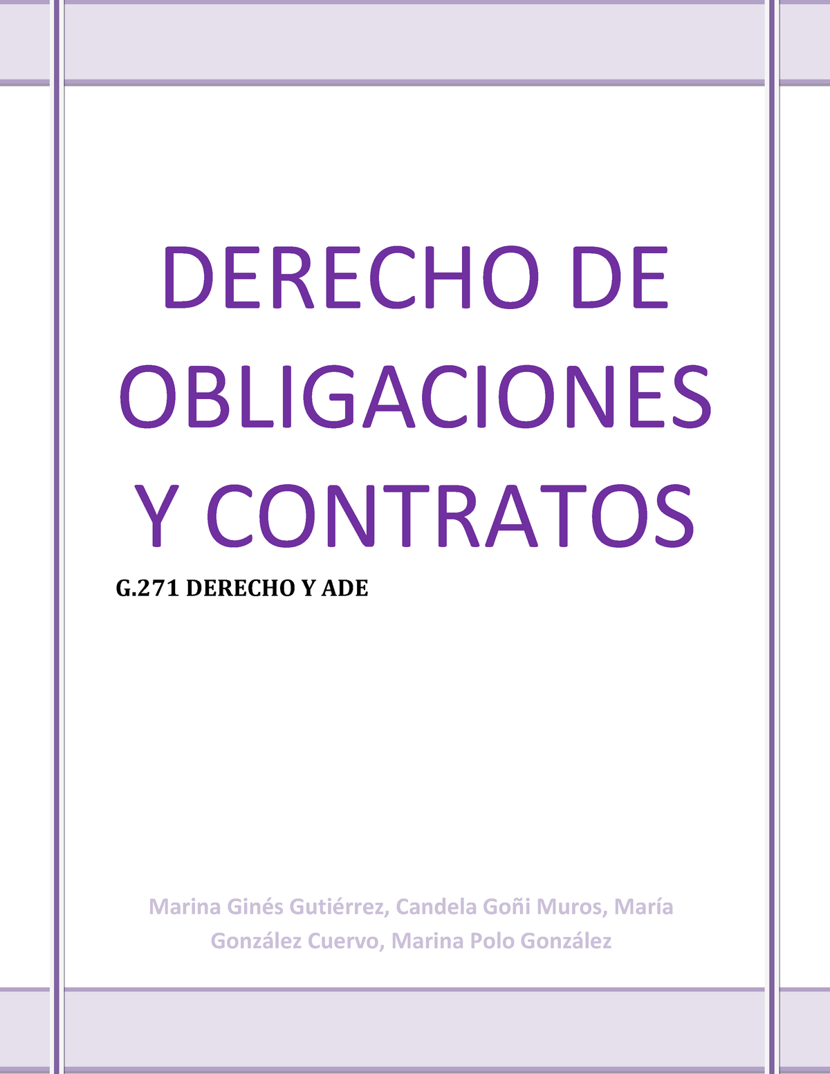 Apuntes DE Obligaciones Y Contratos Definitivos PDF - DERECHO DE ...