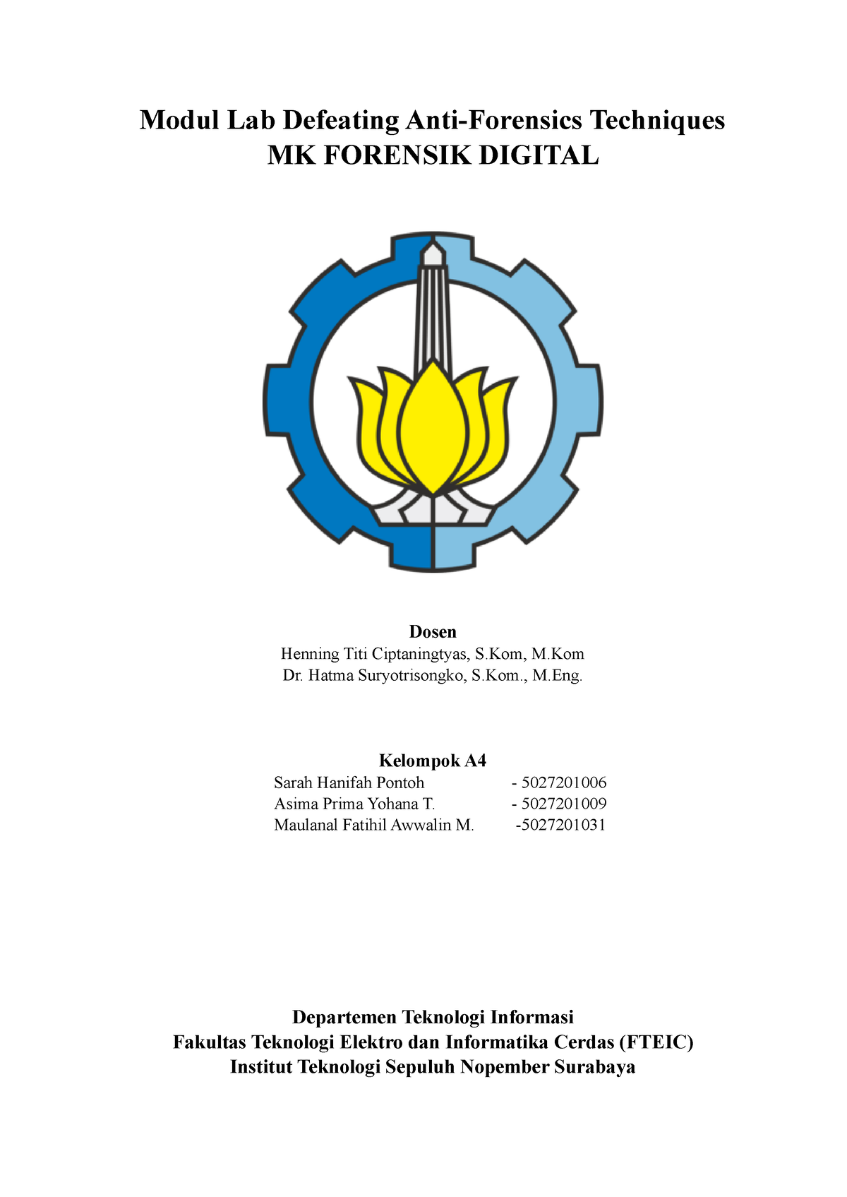 Praktek Lab Modul Defeating Anti-Forensics Techniques - Modul Lab ...