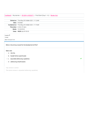 Cs 2204 Learning Journal - Unit 7 - Learning Journal Unit 7 Cs 2204 