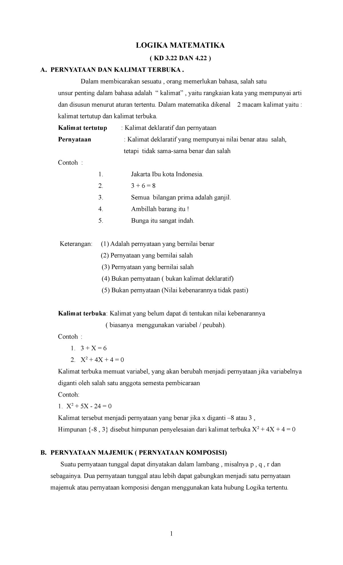 Modul 3.22 DAN 4.22 Logika Matematika - LOGIKA MATEMATIKA ( KD 3 DAN 4 ...