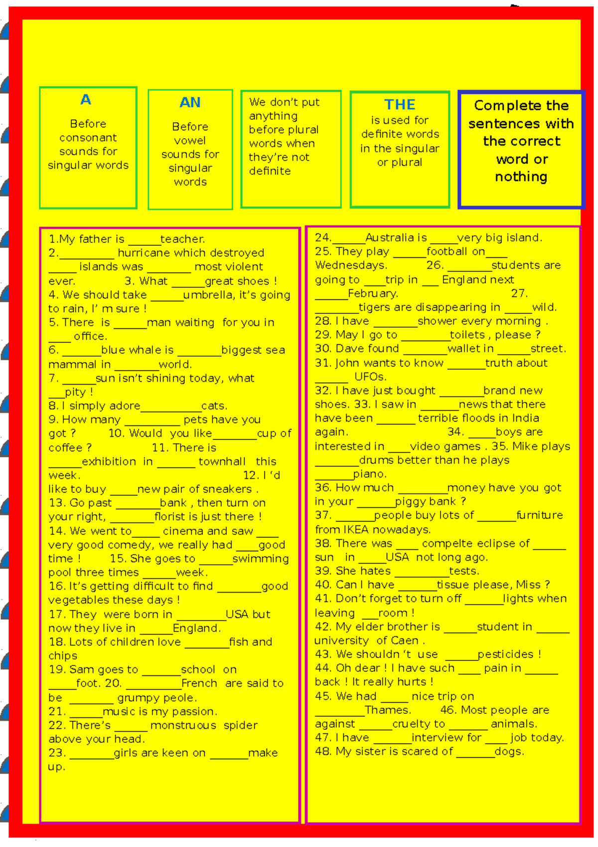 A-an-the-or-nothing-new-grammar-practice-grammar-drills 100923 - 1 ...