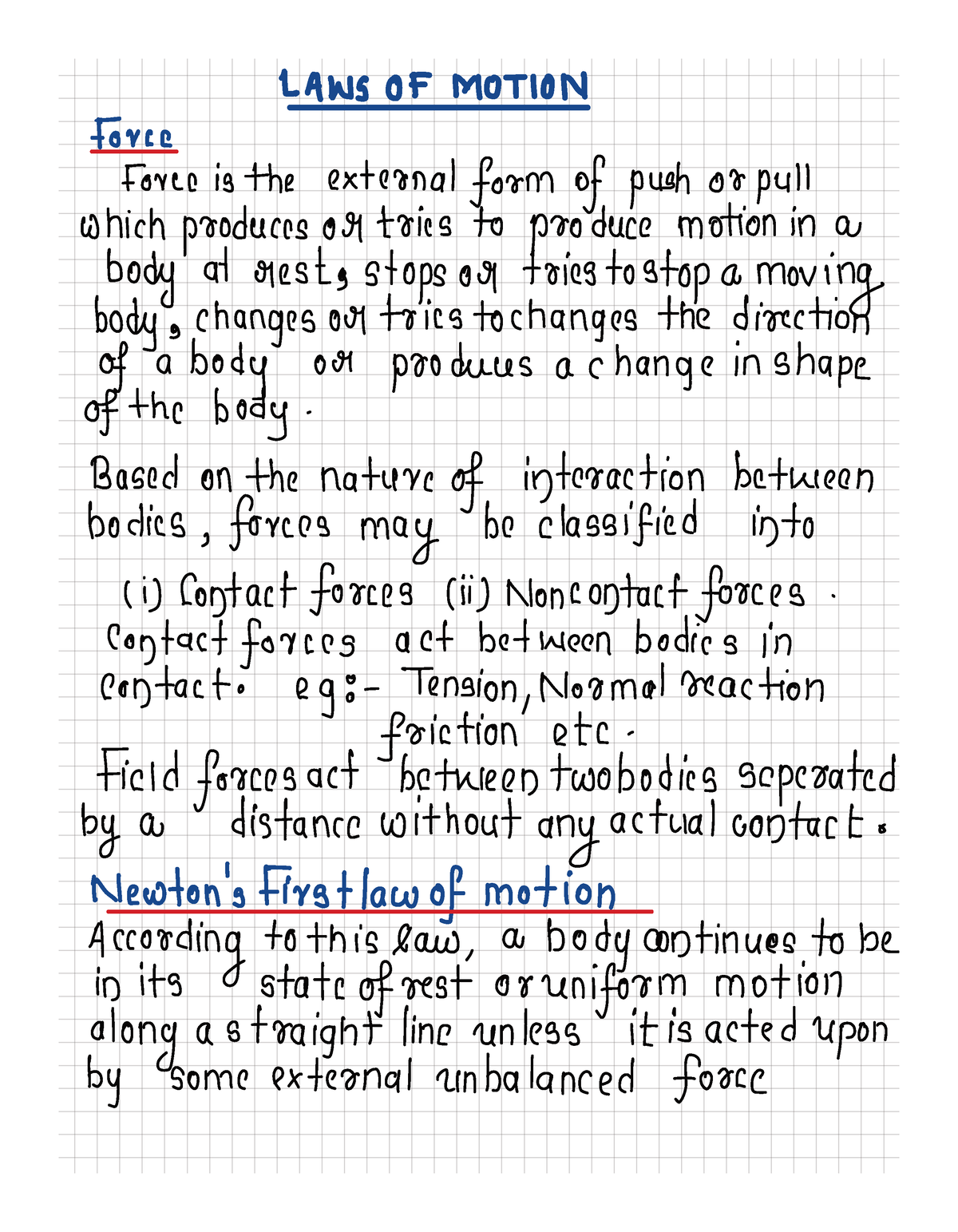 Laws of motion. - LAWS OF MOTION Joven Favee ig9the external term of ...