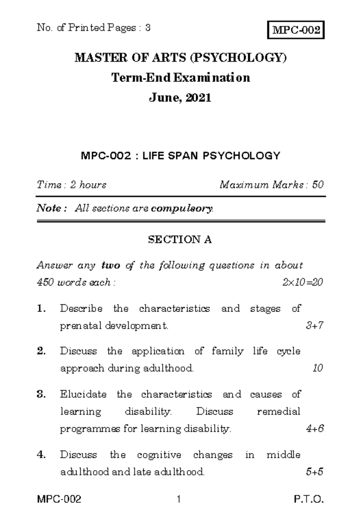 mpc-2-lifespan-psychology-previous-year-question-papers-masters-in