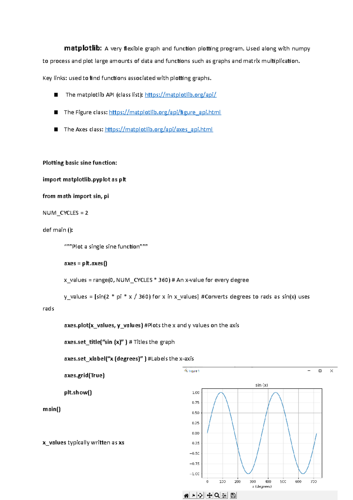 LM7-8 - Numpy and matplotlib summaries - matplotlib: A very flexible ...
