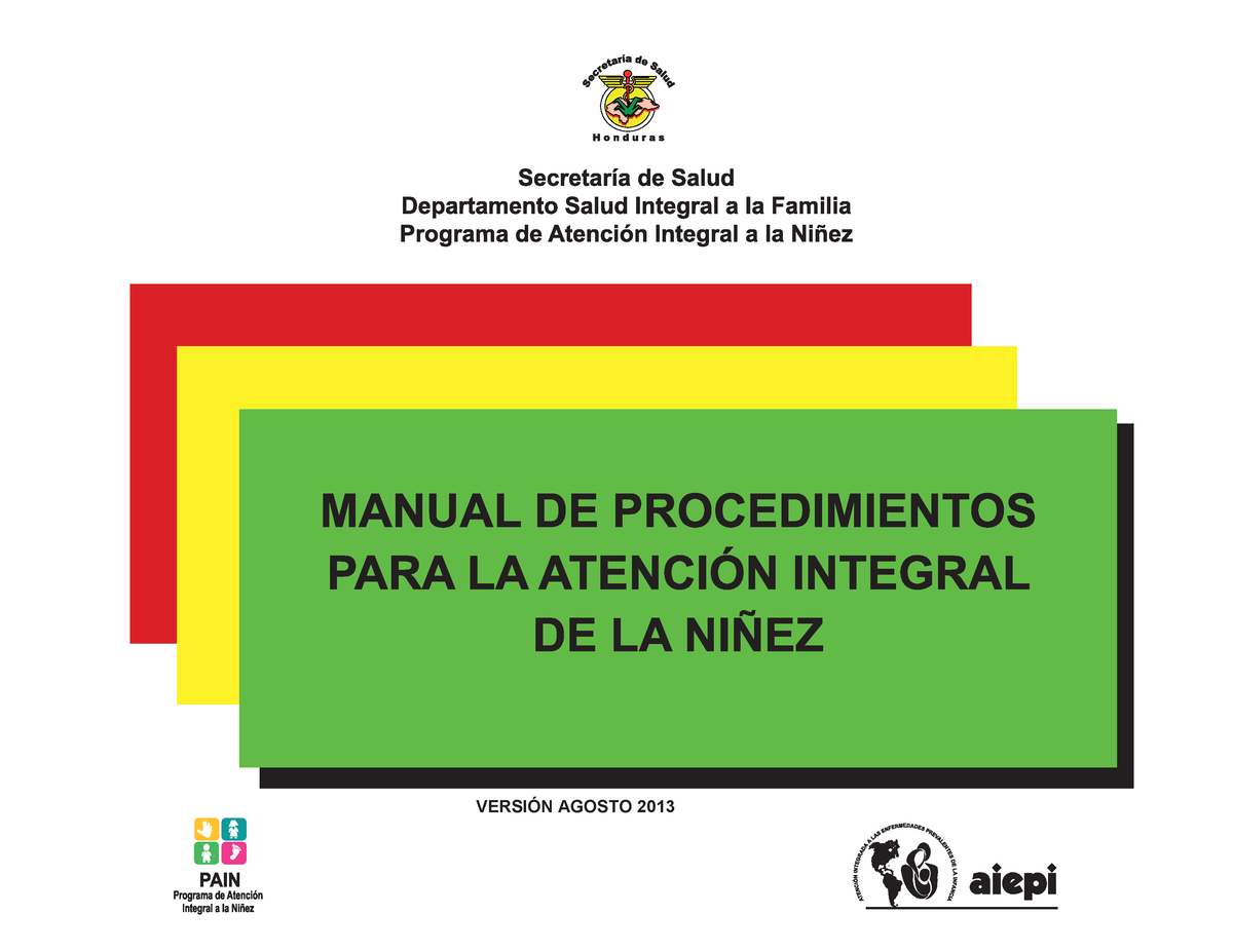 Manual Procedimientos Aiepi 08 2013 - VERSI”N AGOSTO ATENCI”N INTEGRAL ...