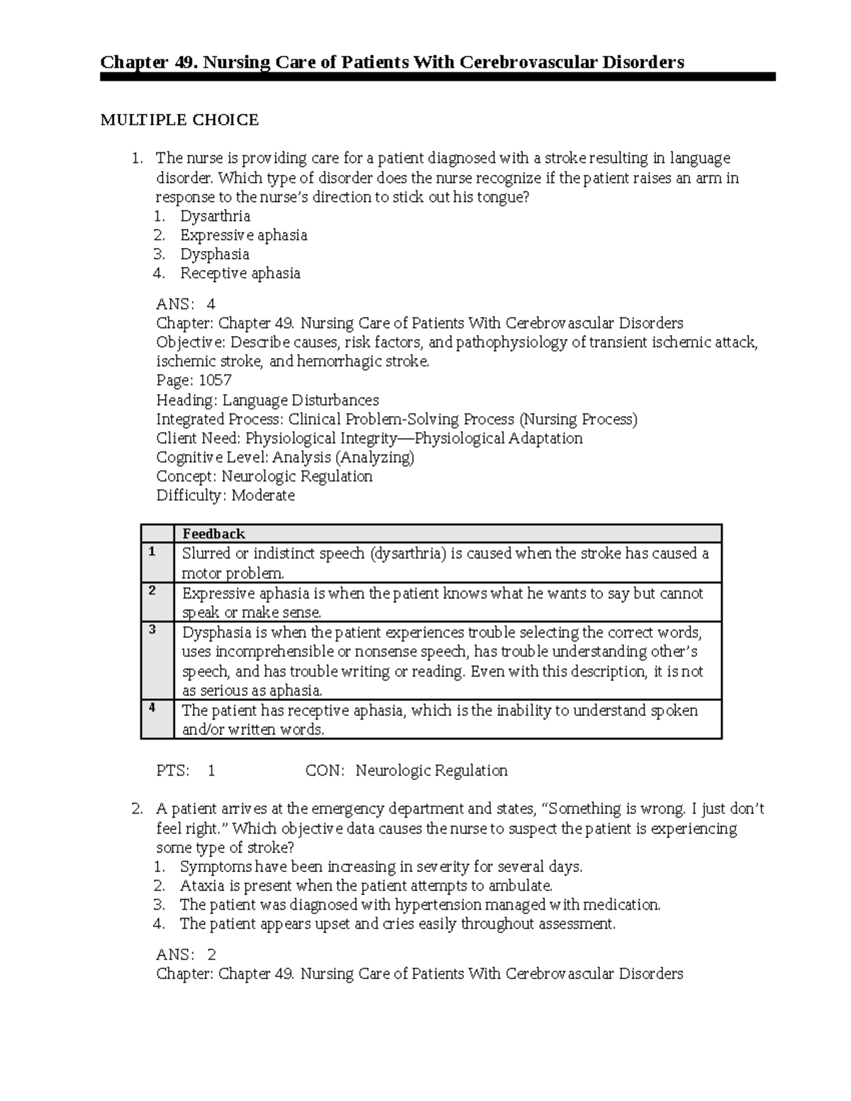 Chapter 49 med surg - help with test - Chapter 49. Nursing Care of ...