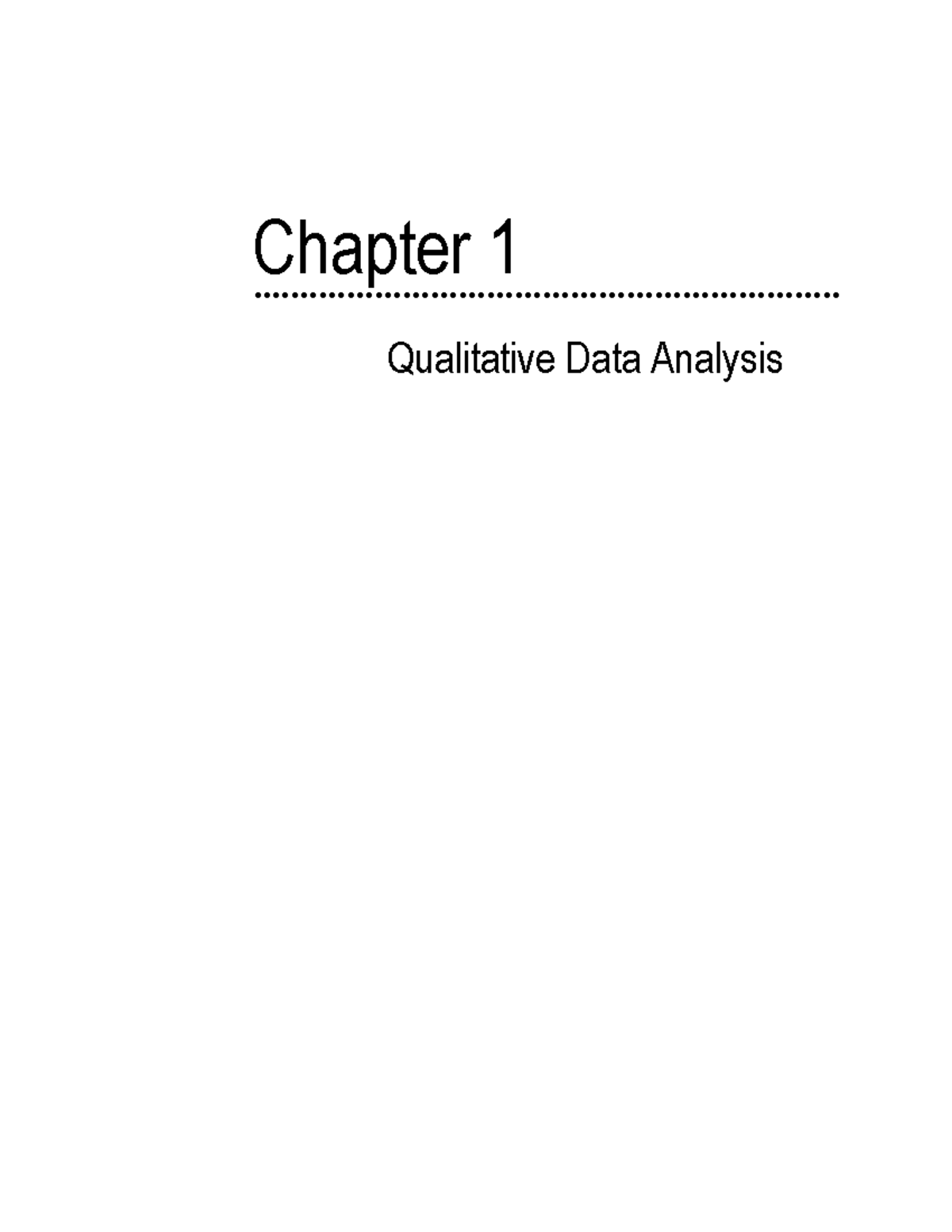 Ch1 Minitab 21 - Chapter 1 - Chapter 1 Qualitative Data Analysis An ...