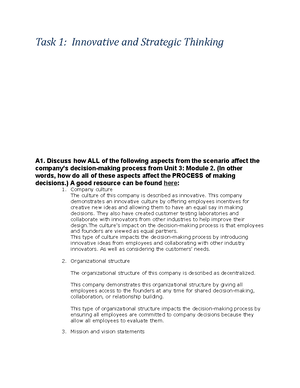 D353 task 1 - task 1 passed - A. 1. The training program’s goal is to ...
