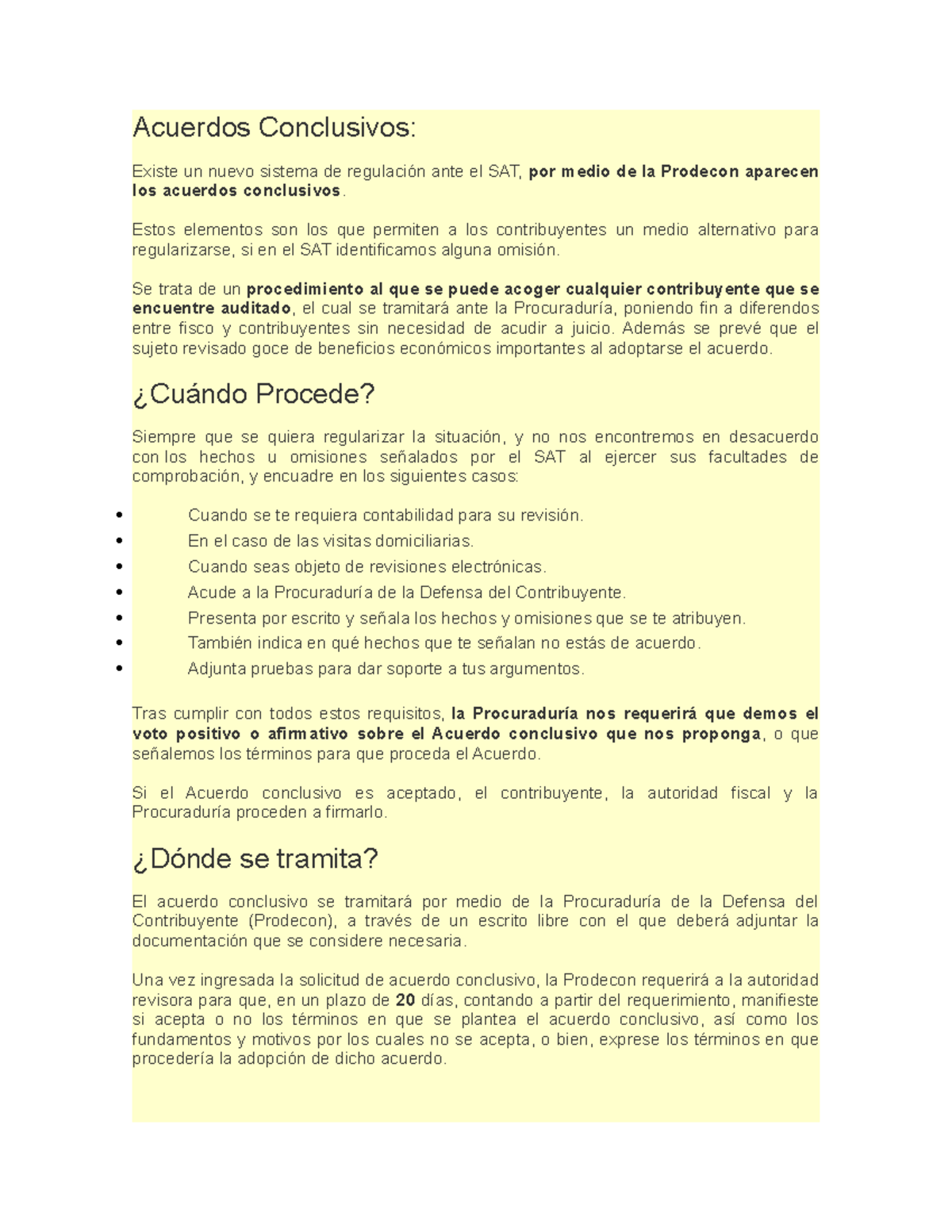 Acuerdos Conclusivos - Acuerdos Conclusivos: Existe un nuevo sistema de ...