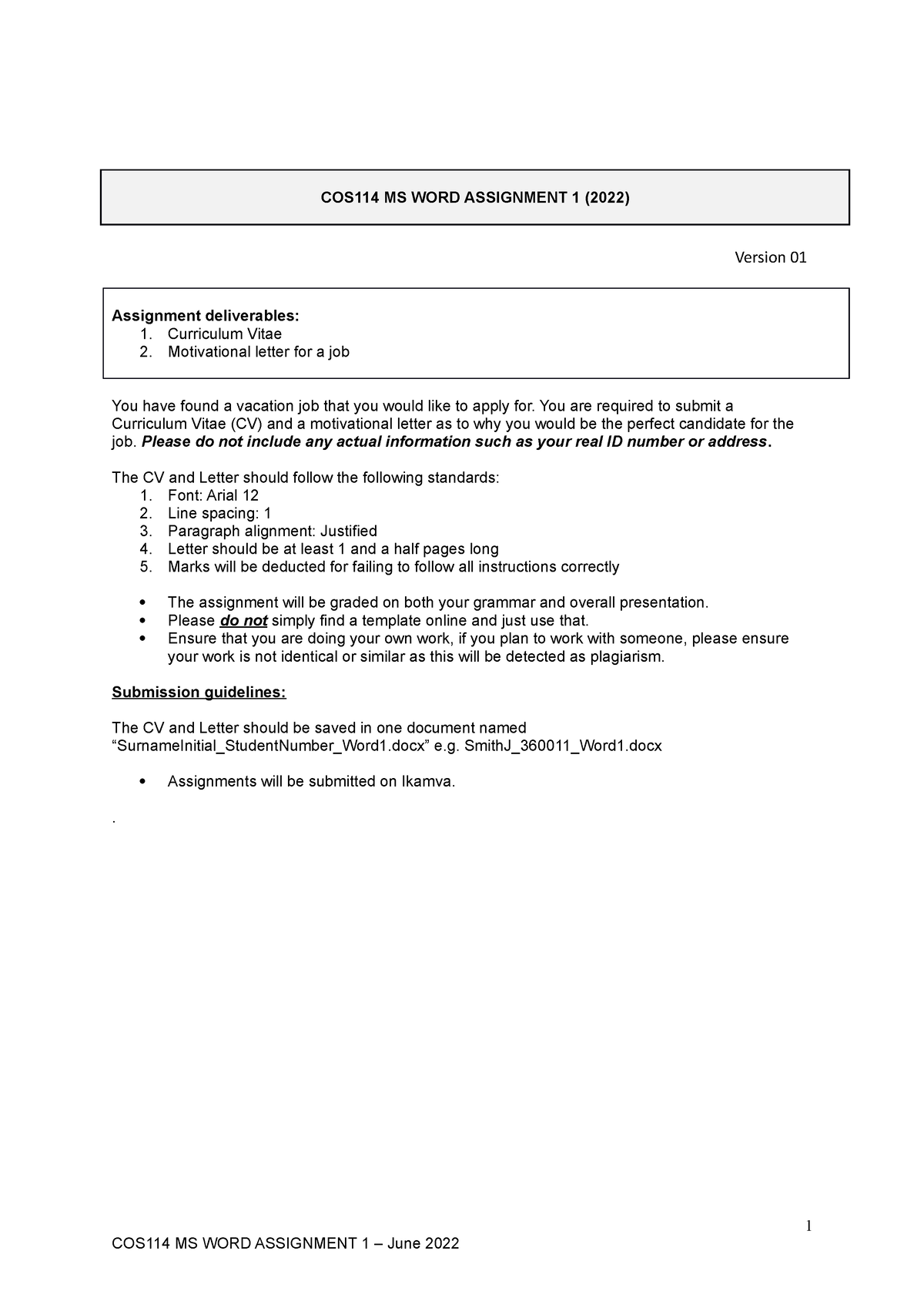 cos114-word-assignment-1-2022-cos114-ms-word-assignment-1-2022