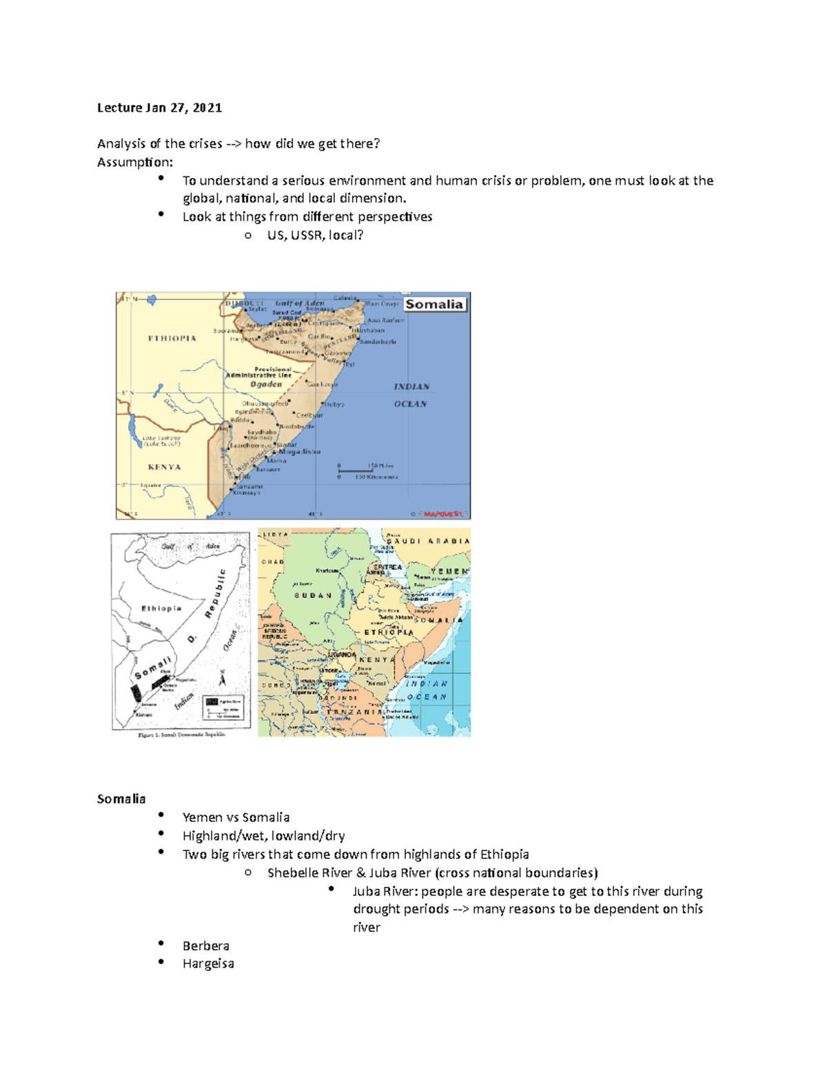 Lecture Jan 27 - ESPM 165, International Rural Development Policy, Prof ...