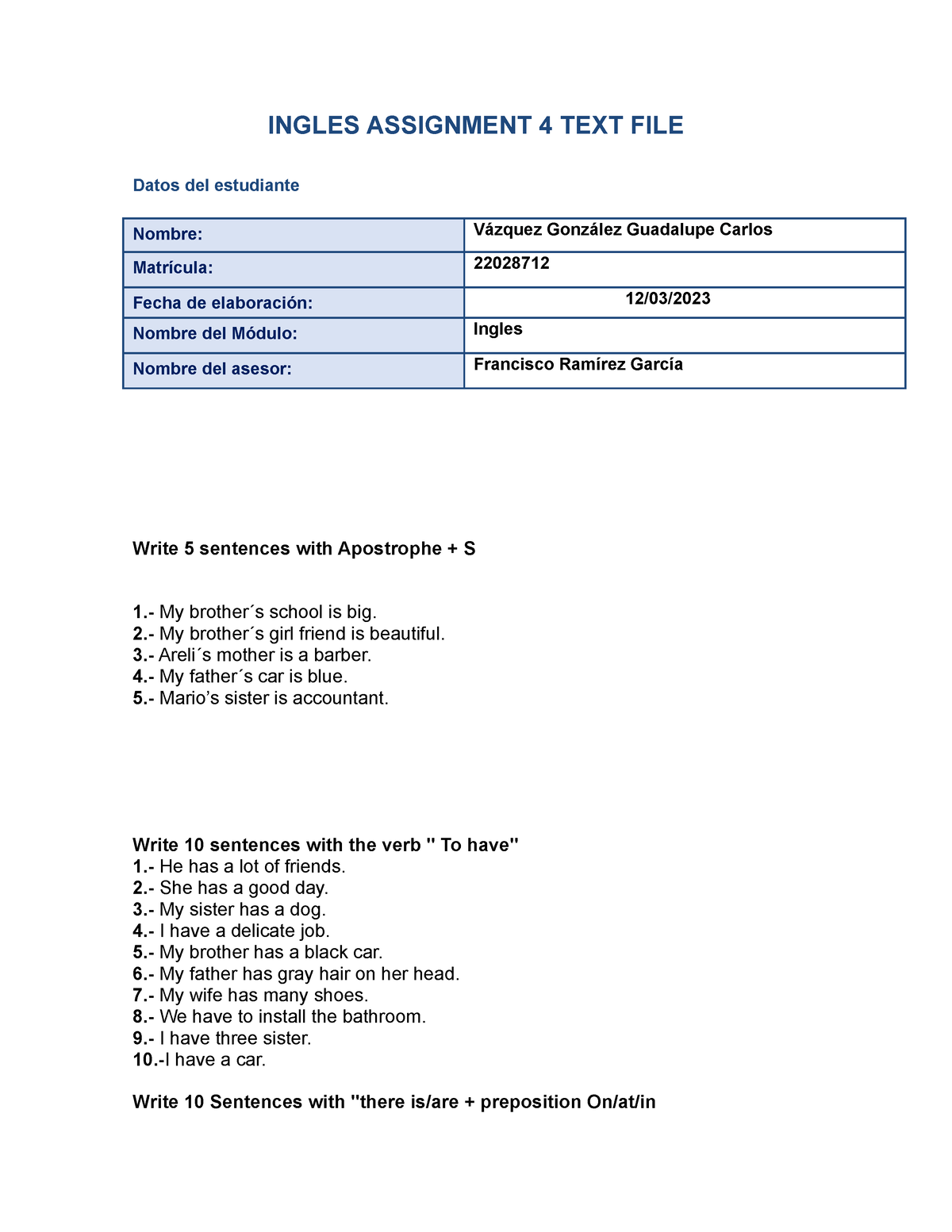 tarea de ingles assignment 4 text file uveg