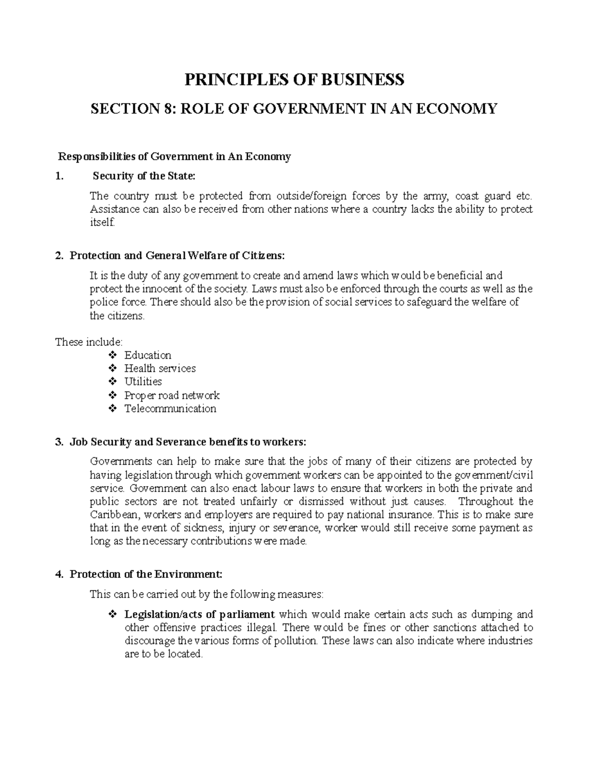 pob-section-8-role-of-the-government-principles-of-business-section-8