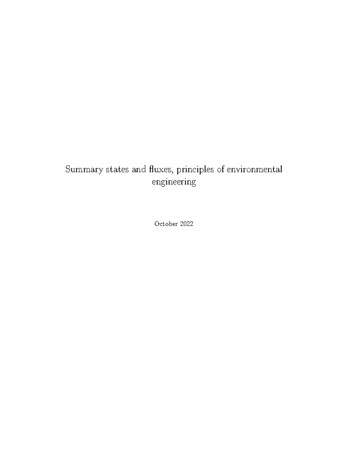 Summary soil principles of environmental engineering - Summary states ...