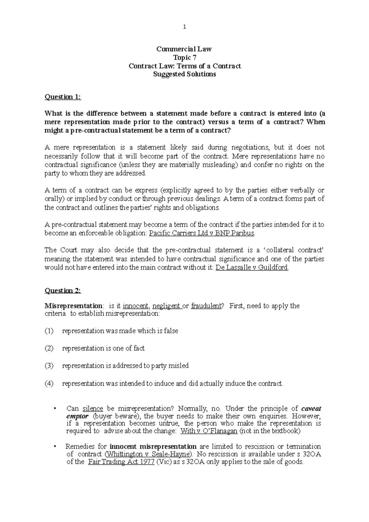 tutorial-solutions-topic-7-terms-of-a-contract-2-1-commercial-law