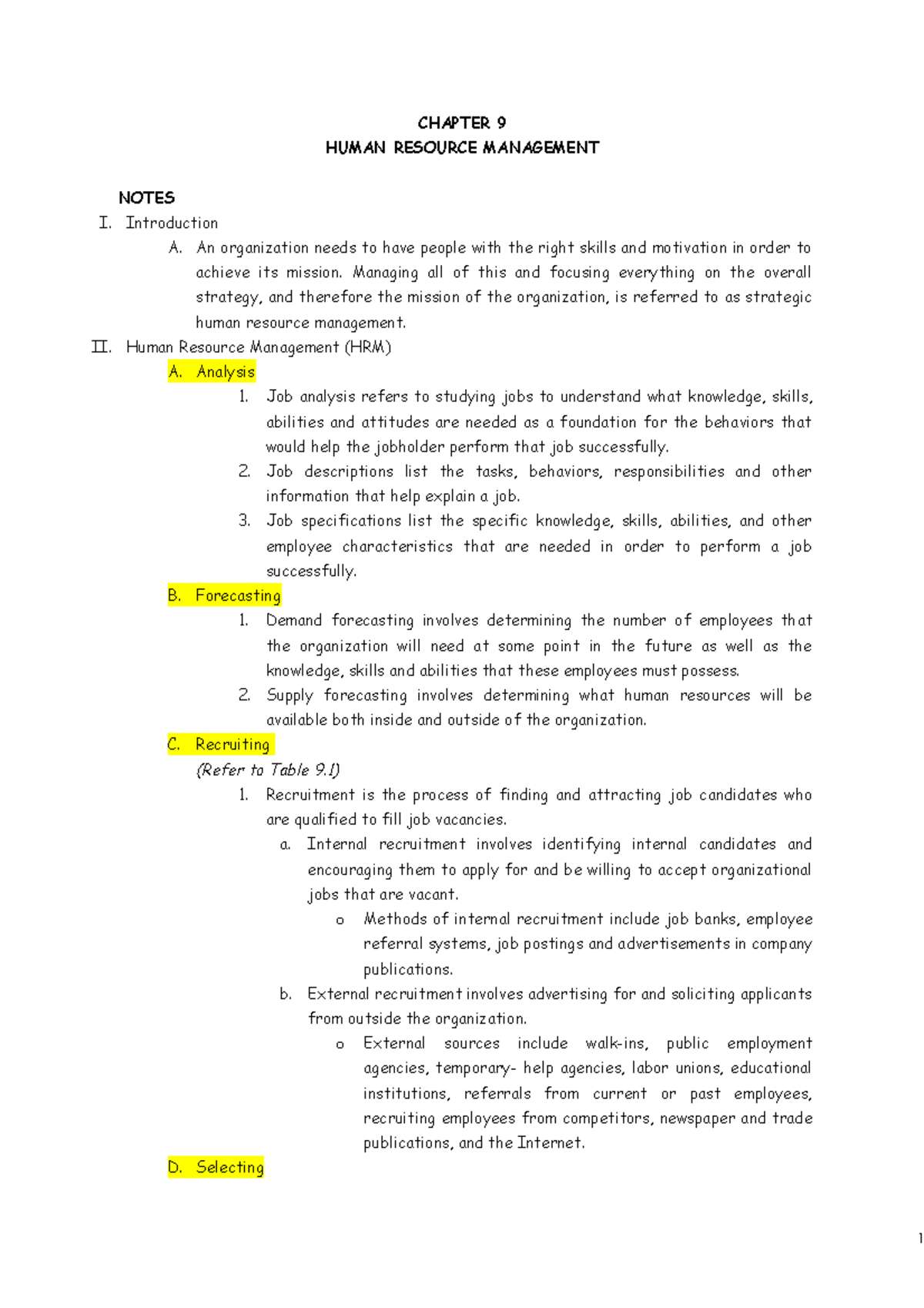 ch-09-summary-for-students-chapter-9-human-resource-management-notes