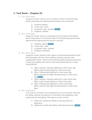 Module 5 Test - Exam Psw - Module 5 Test - Abuse And Neglect 1. You Are ...