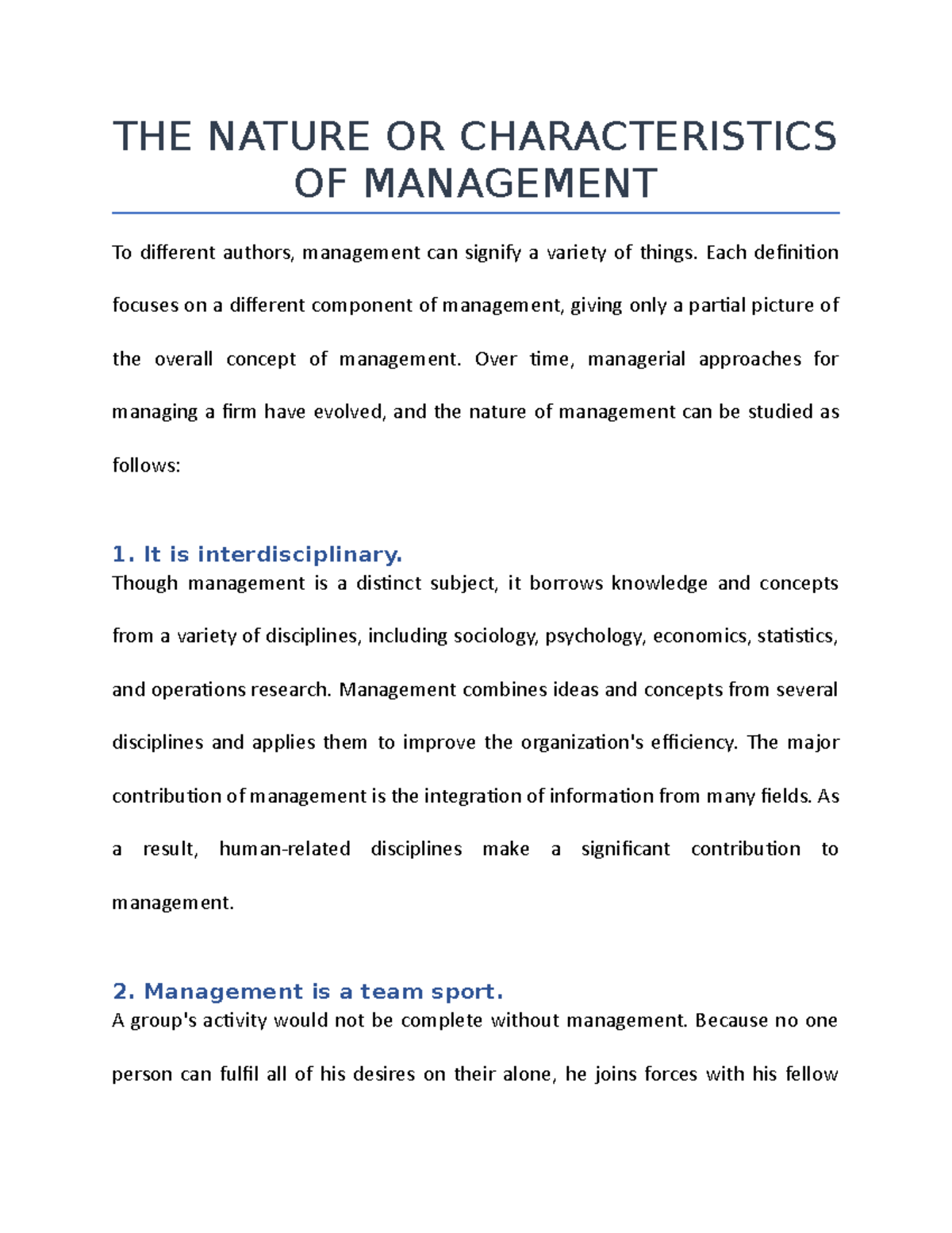 nature-and-characteristics-of-management-13-nature-and