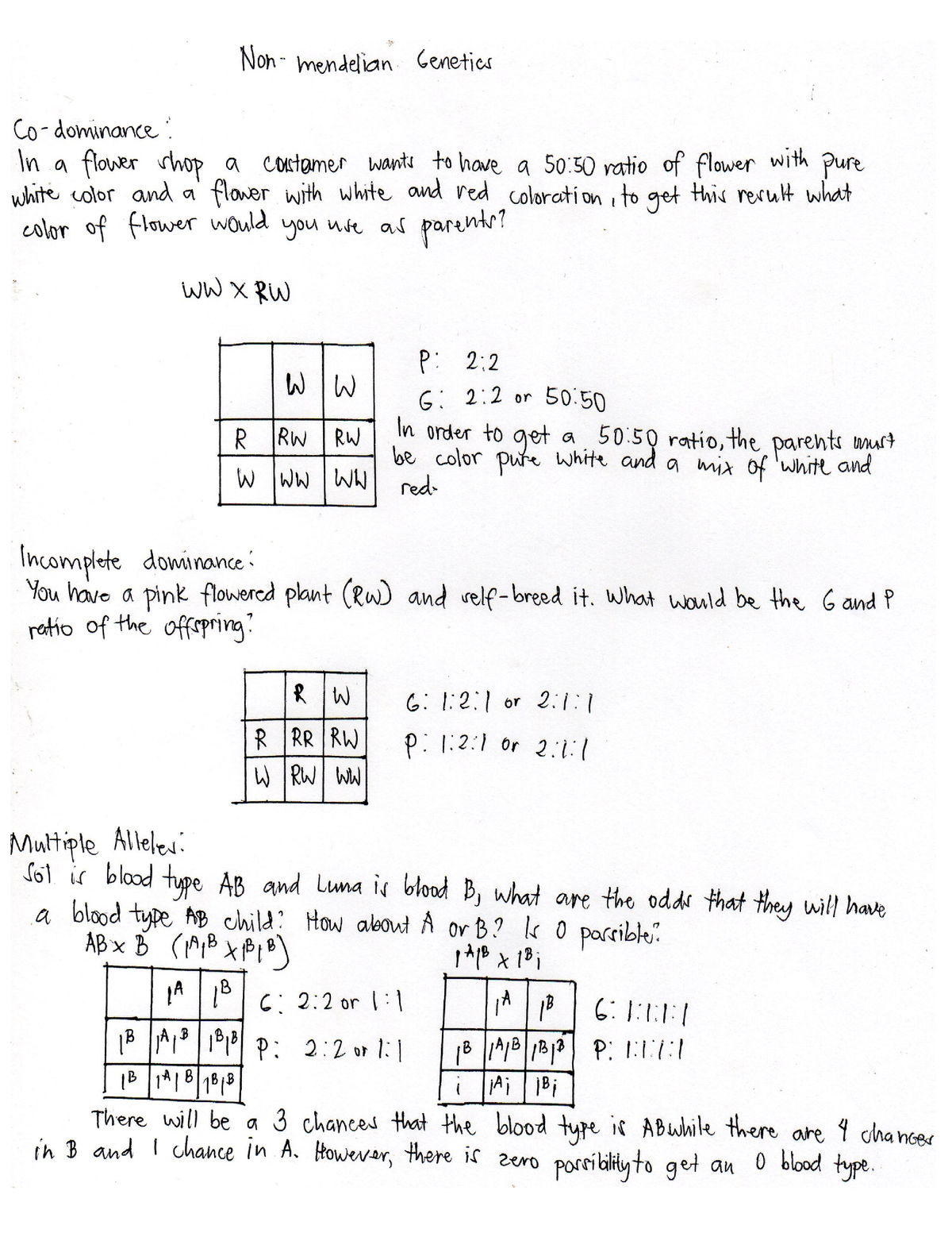 NON Mendelian Genetics English 1 Studocu   Thumb 1200 1553 