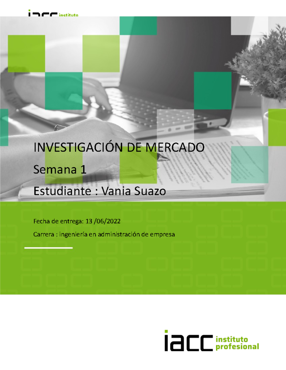 Tarea Semana 1 Investigacion De Mercado - INVESTIGACIÓN DE MERCADO ...