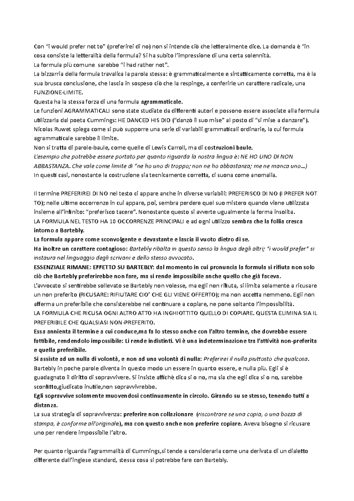 Bartebly Lo scrivano (Herman Melville) Con “i would prefer not to