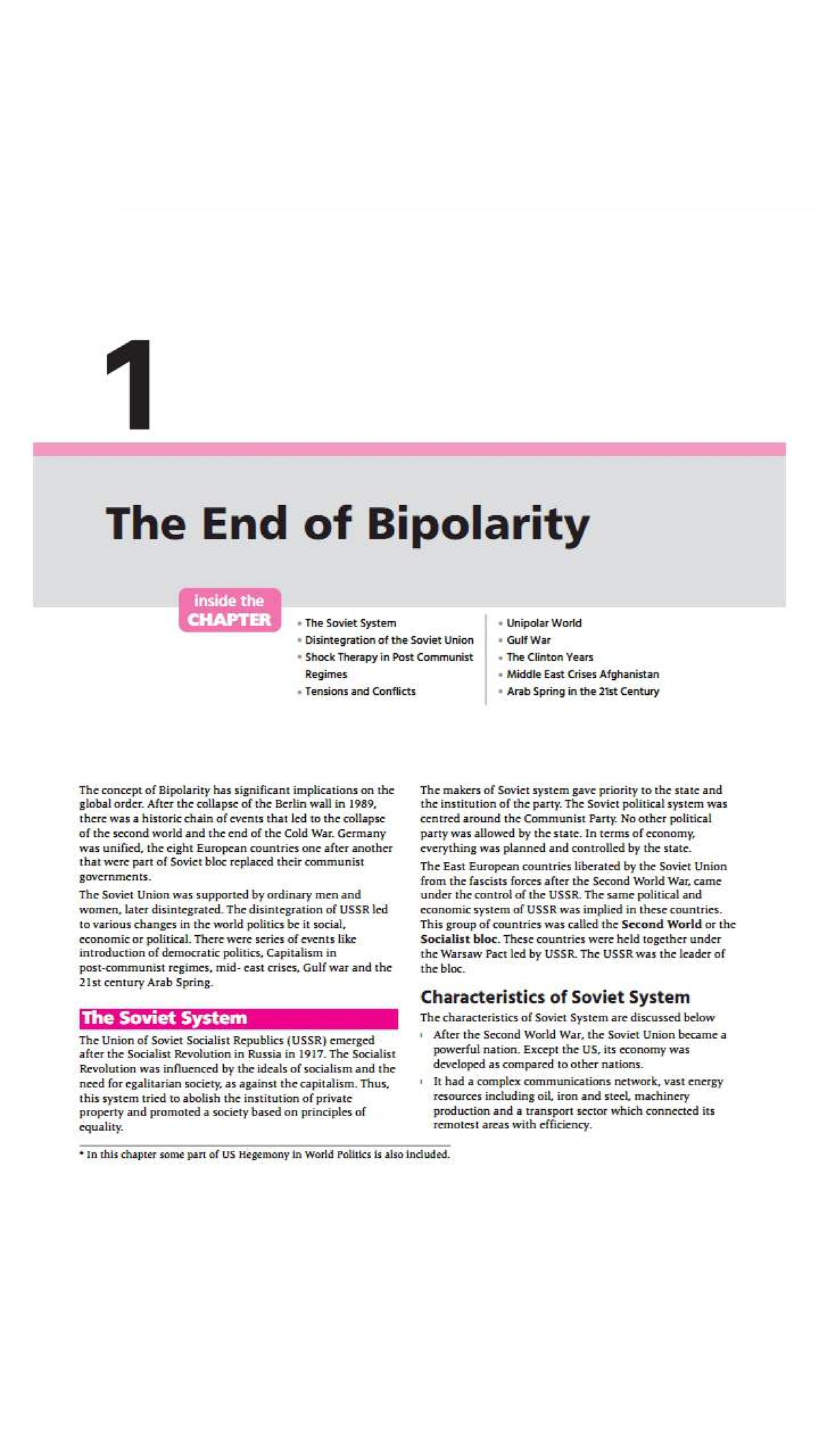 the end of bipolarity assignment