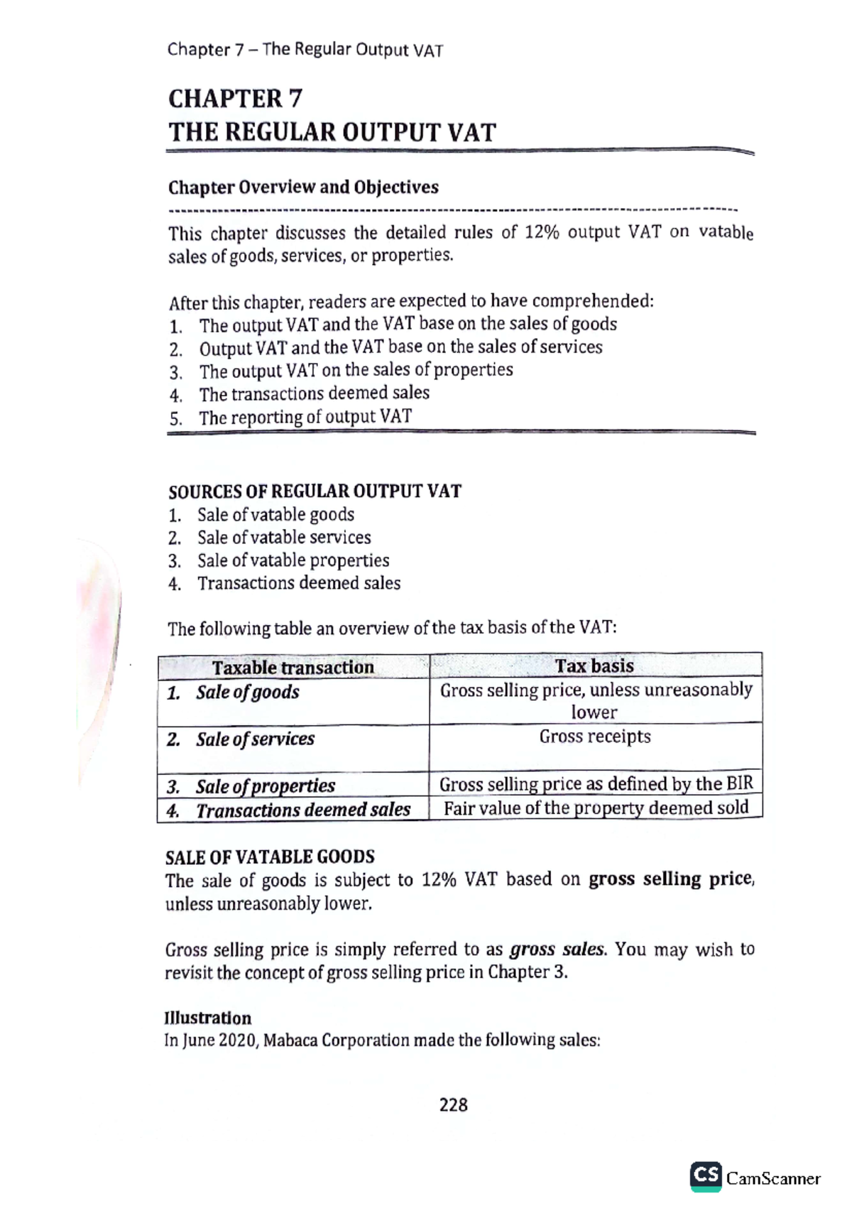 Business Taxation - Chapter 7 - Accountancy - Studocu