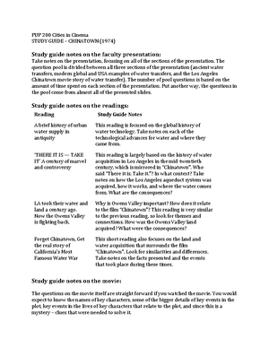 Study Guide Godzilla - PUP 200 Cities in Cinema STUDY GUIDE: Godzilla ...