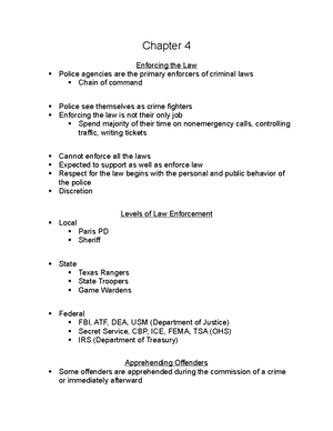 Intro Criminal Justice Chapter 11 - Chapter 11 The Three “P’s” of ...