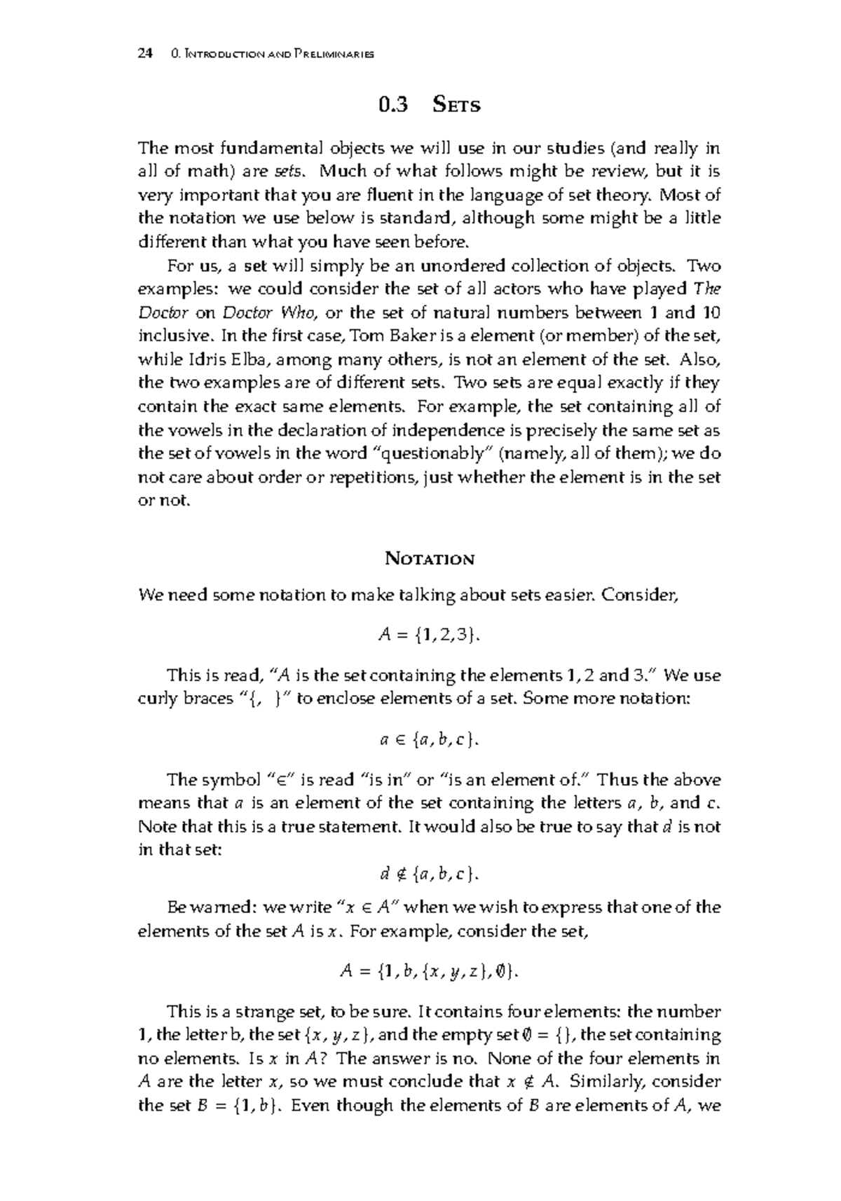 Lesson 2- sets - Lecture notes 1 - Pre-Calculus - Studocu