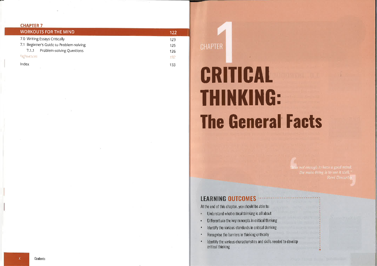 critical thinking quizlet chapter 1