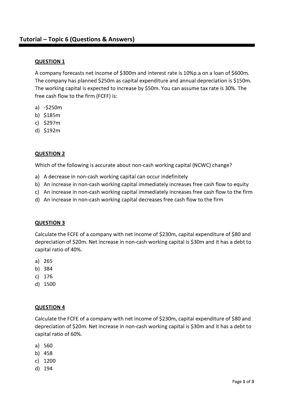 tutorial-q-topic-6-valuing-equity-page-1-of-3-tutorial-topic-6