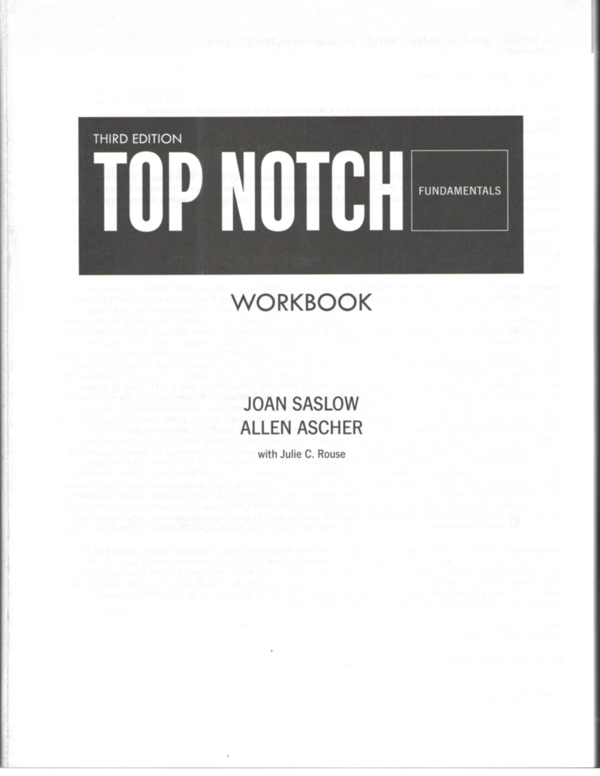 Top notch fundamentals workbook - Inglés I - Studocu