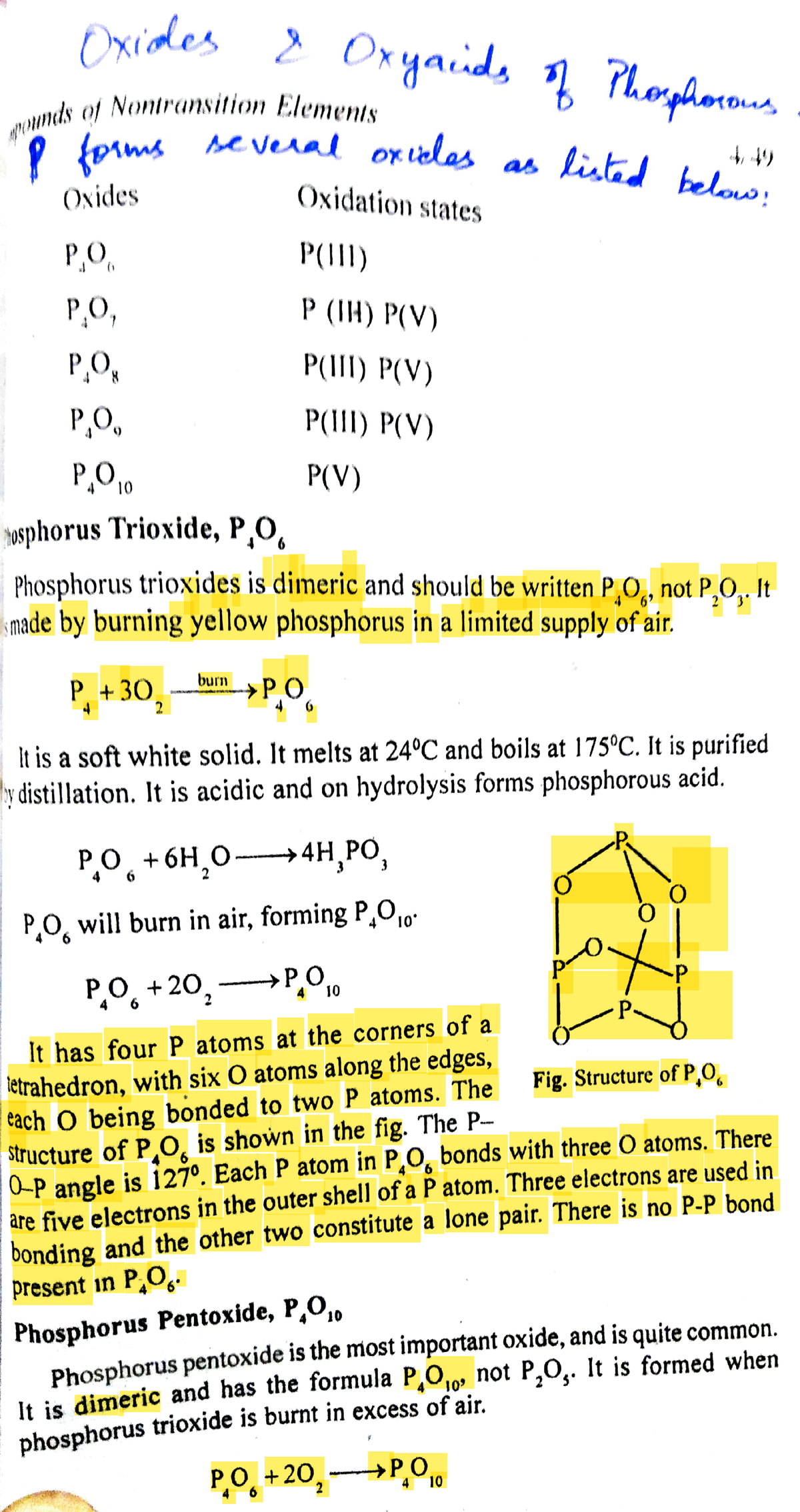 Oxides And Oxyacids Of P - ): F \ / 'J - I11rJ _11J/ll._